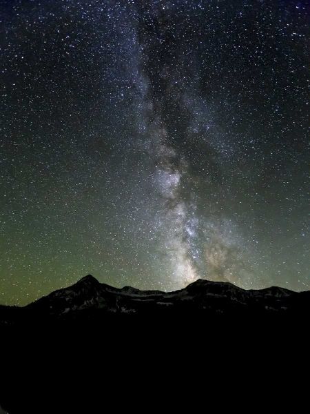 USA, Colorado Milky Way in night sky